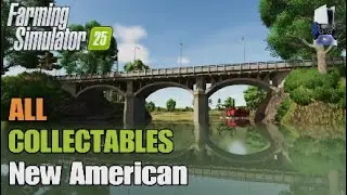 Collectables New American | FS25 | Console | Earn extra money | All 25 Collectables