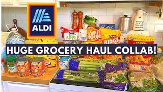 Aldi Grocery Haul! Huge Grocery Haul Collab! @SmalltownSix @JessicaMyrose