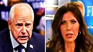 Kristi Noem Blasts Tim Walz Over Rhetoric Endangering Public, Inciting Violence Against ICE Officers