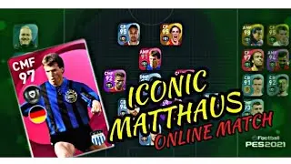 98 Rated Iconic Moment MATTH&Auml;US ❤️ || The Lord Of The Midfield 🔥 [Online Match] || PES MOBILE 21