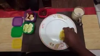 Breakfast using Meal Prep Haven Portion Control Containers