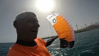 Pre-downwind parawing warm up session