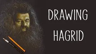 DRAWING RUBEUS HAGRID 🧡 Harry Potter Art