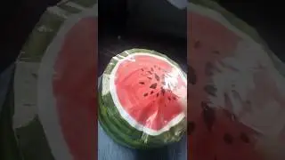 Diy watermelon paper squishy #paperart (credits: @Flow Diy) #papersquishy #craft