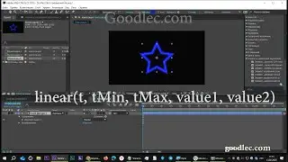 Выражения  Метод linear(t, tMin, tMax, value1, value2)  в After Effects