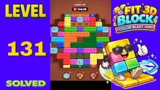 Fit Block 3D &ndash; Level 131 | Walkthrough Fast & Clean Solution