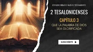 Estudio B&iacute;blico | Que la palabra de Dios sea glorificada - REFLEXI&Oacute;N.