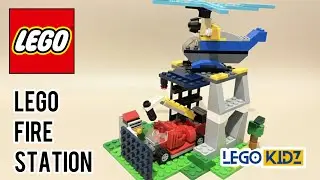 Building an Epic LEGO Fire Station with Fire Truck & Rescue Helicopter! LEGO Classic 10696