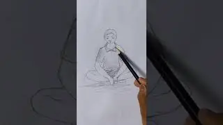 Easy figure Drawing. #figuedrawing #humanfiguredrawing #pencildrawing #pencilsketch