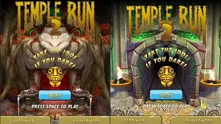 Temple Run 2 Fall Jungle Vs Sky Summit Maps PC Gameplay