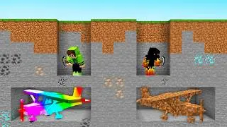 Who Mined The Best PLANE in Minecraft?