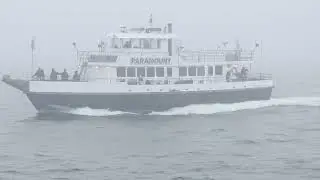 Paramount Party Boat Enters The Manasquan Inlet In The Thick Fog  - 03/15/2025 PPB NJ