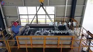 Chemequip Industries Dimple Pillow Plate Bank Type Static Melting Crystallizer.