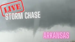 TORNADO THREAT IN ARKANSAS OZARK MOUNTAINS - Live Chase Archive