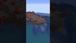 Das ist die gr&ouml;sste Pilzinsel die ich je gesehen habe #minecraft #minecraftshorts #gross