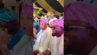 Hon Noheem Adams attended a wedding ceremony at White Stone Event Center Ikeja Lagos.