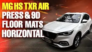 MG HS 9D Floor Mat Horizontal Red Grass & TXR Air Press Chrome (After Installation) | Autostore.pk