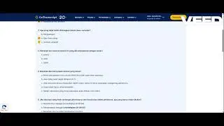 Go transcript indonesian test answers part a and b 100% correct