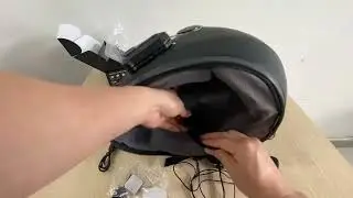 Y10 helmet Bluetooth earphone hard microphone Installation process