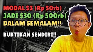 Trading Crypto Modal $3 jadi $30 Dalam Semalam! Cara Saya Screening - Entry - Set SL - Set TP!