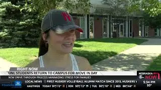 'A lot of excitement': UNL students arrive back on campus for move-in day