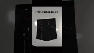 Front pocket design  || New front pocket design 2024 || Gents front pocket design || Latest pocket