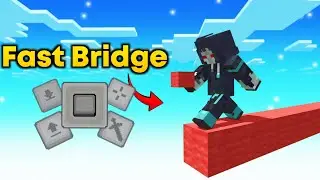 How to Fast Bridge in MCPE | Easy Method for Mobile Players | Hindi