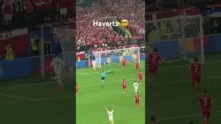 First touch 😳 #havertz #germany #euro2024 #goal #skills #dribbling #fy #denmark #deutschland #wow