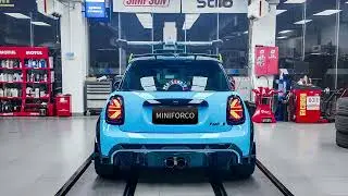 Архаичные светодиодные задние фонари для Mini Cooper F55/F56/F57 | Дымчатые/красные + последовате...