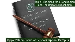 Pakistan Studies | Grade 10 | Chapter # 3|  Constitution & Objective Resolution  | pg: 38 - 40