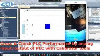 Cross & Check PLC Performance by input & output analog of PLC with Process Calibrator tools