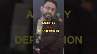 Difference between Anxiety And Depression ! #shortsindia #mentalillness #mentalhealth #depression