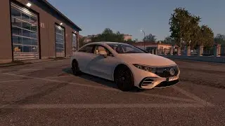 Mercedes Benz EQS 580 4Matic, Euro Truck Simulator 2 Car Mod, Realistic Driving#eurotrucksimulator2