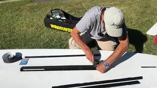 Ripstop Tape - Part two (sticking ripstop self-adhesive tape on your daggerboard lips)