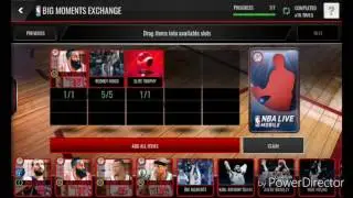 2017 BEST x2 BIG MOMENTS EXCHANGE PULL!!! NBA Live Mobile