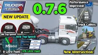 Update 0.7.6 Preview! - New Garage, Truck Cables & more in Truckers of Europe 3 | Truck Gameplay