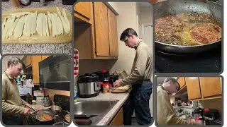 My husband made a yummy dinner 🍽️😋🍽️#pakiatan #india #dailyvlog 