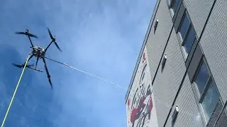 Using Drones To Clean Buildings - Skydweller Technologies in Canada