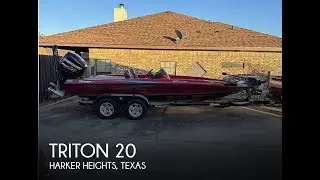 Подержанный Triton 20TRX PATRIOT 2016 года выпуска продаётся в Харкер-Хайтс, Техас.