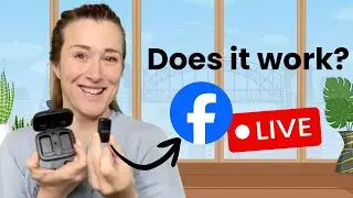 Does the R&oslash;de Wireless Micro work with Facbeoook Live on a phone?