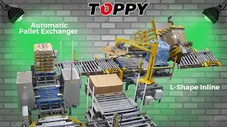 Exchange Pallets while Inserting the Slip Sheet underneath the Load (WITH SLIPSHEET DISPENSER)