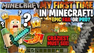 COMPLETE NOOB vs. MINECRAFT WILD! (My First Time Playing)