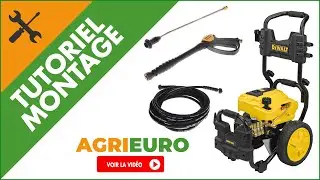 Montage du Nettoyeur haute pression DeWalt DXPW 004E - monophas&eacute; de 150 bars max- 600L/H d&eacute;bit Max
