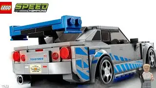 LEGO Speed Champions 2 Fast 2 Furious Nissan Skyline GT-R (R34) (76917) - Unboxing & Speed Build