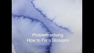 How to fix a Blossom in Watercolor