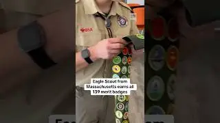 Eagle Scout from Massachusetts earns all 139 merit badges, joining very small group