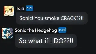 If SONIC CHARACTERS Had a GROUP CHAT | Character AI