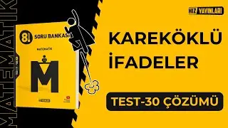 Hız Yayınları 8.Sınıf LGS Matematik | Test-30 Soru Çözümleri (Kareköklü İfadeler)