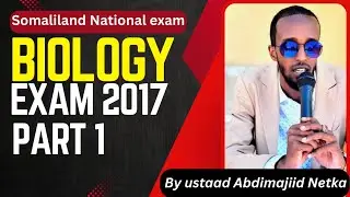 Biology exam GCSE 2017 |part 1 multiple choice | by ustaad Abdimajiid Netka