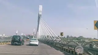 Hyderabad city - cable bridge - Hitech City #hyderabad #hitechcity #viral #my #travel #city #100